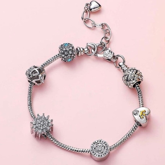 10 Europeon Pandora Style Snake Chain Bracelets DIY Jewelry Making BULK Lot - Picture 3 of 10